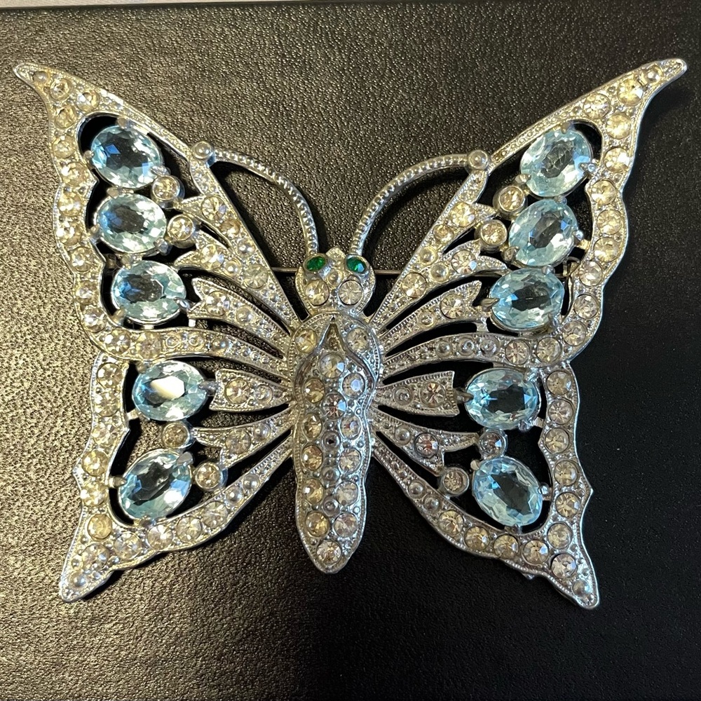 Joan Rivers Bejeweled Butterfly Brooch